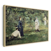 Tableau - La Partie de croquet à Paris (Edouard Manet)