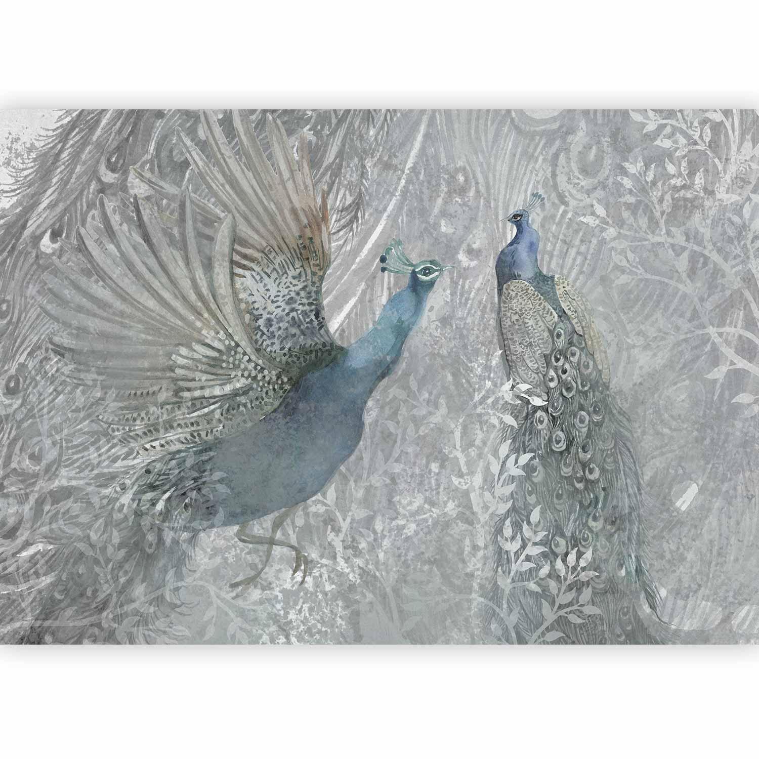 Papier peint - Peacocks Dancing - Second Variant