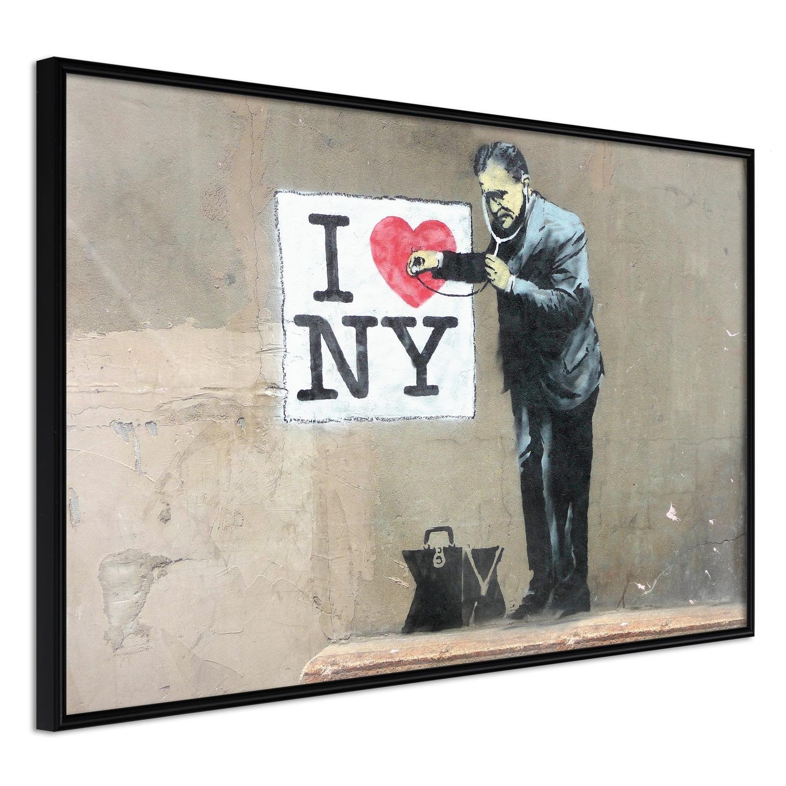 Poster Banksy I Love New York