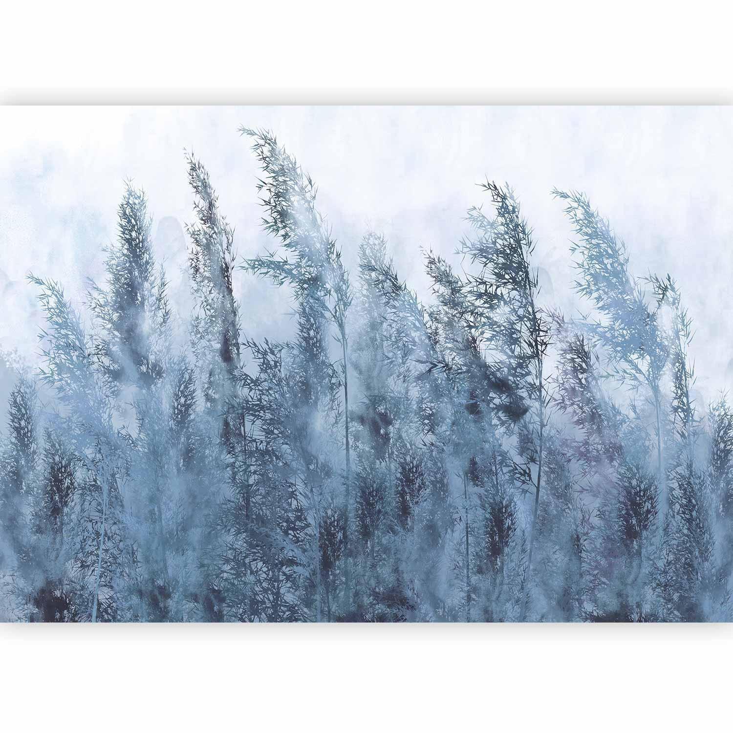 Papier peint - Tall Grasses - Grey