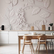Papier peint - Paper Flowers (Cream)