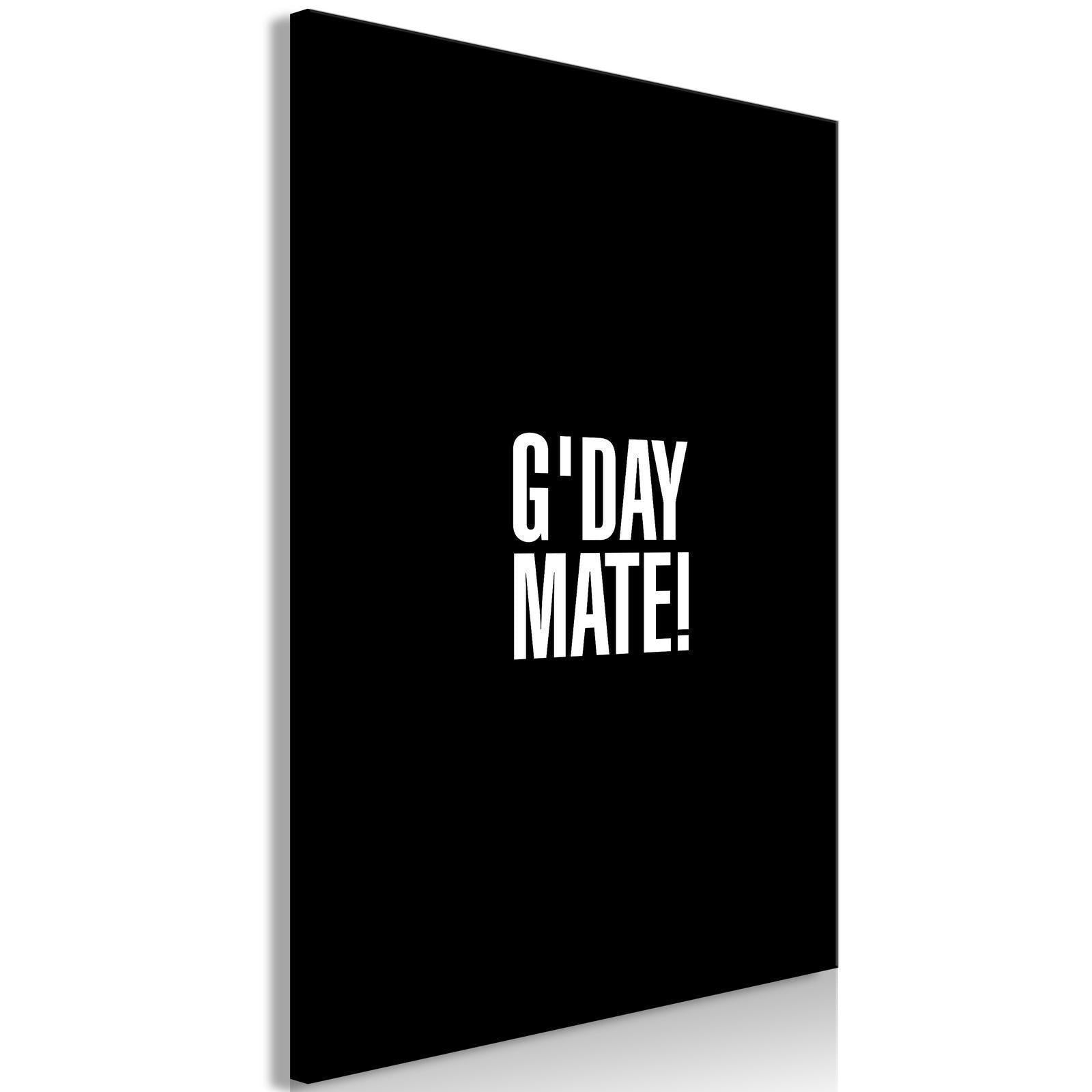 Tableau - G'day Mate (1 Part) Vertical