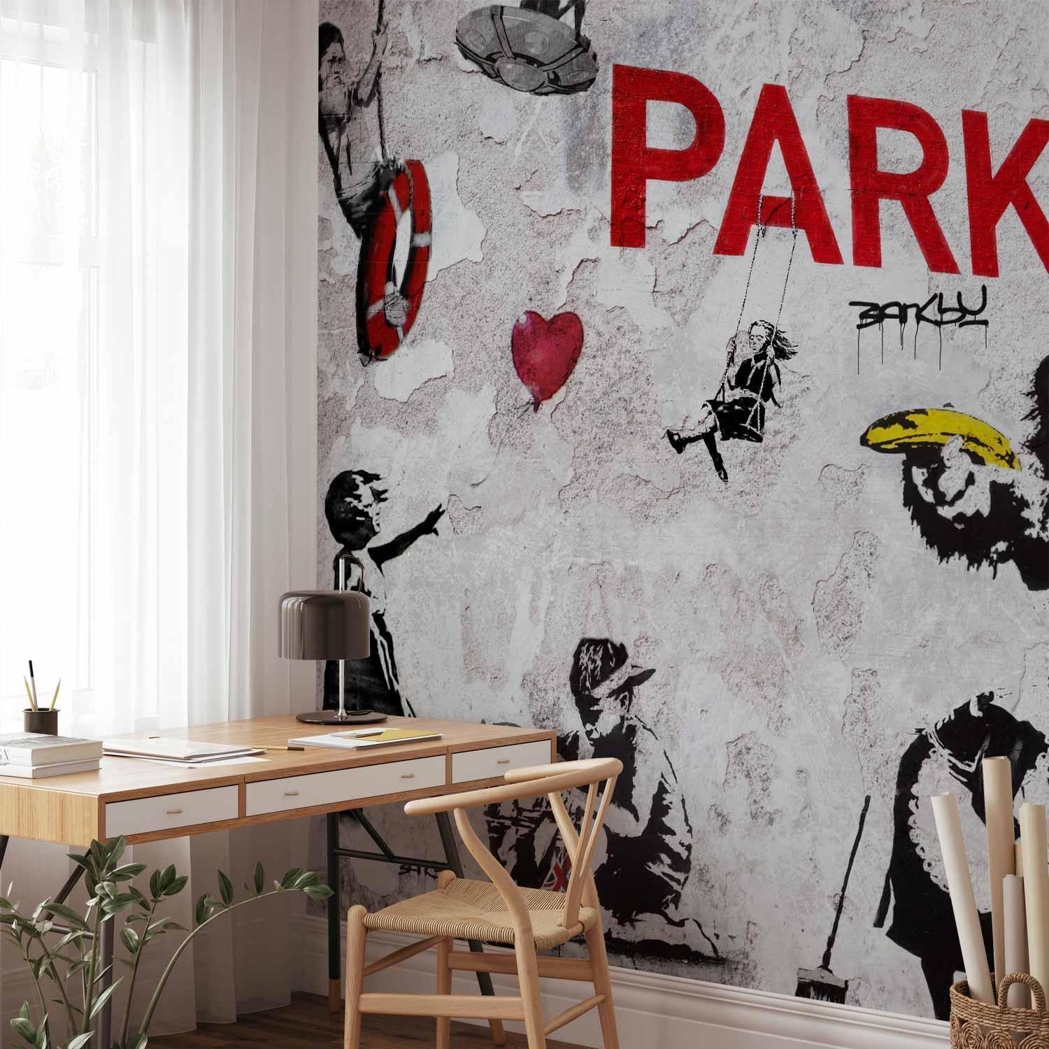 Papier peint - [Banksy] Graffiti Diveristy