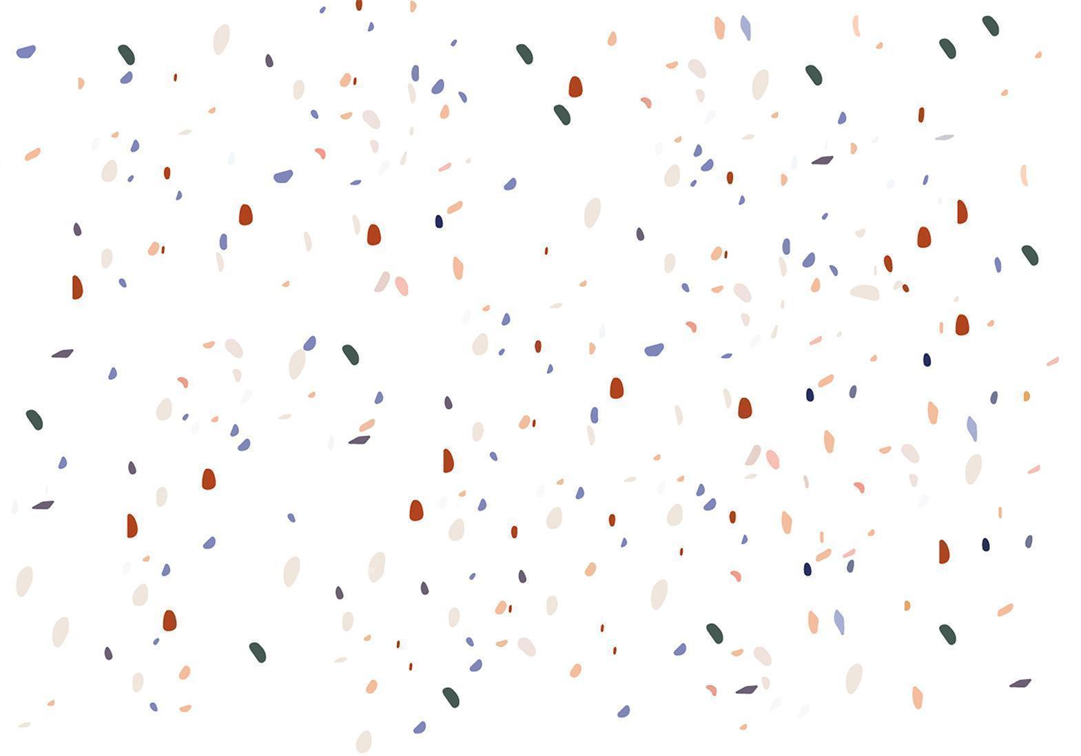 Papier peint - Classic Terrazzo on White Background