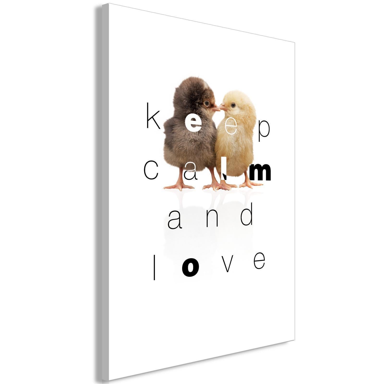 Tableau - Keep Calm and Love (1 Part) Vertical