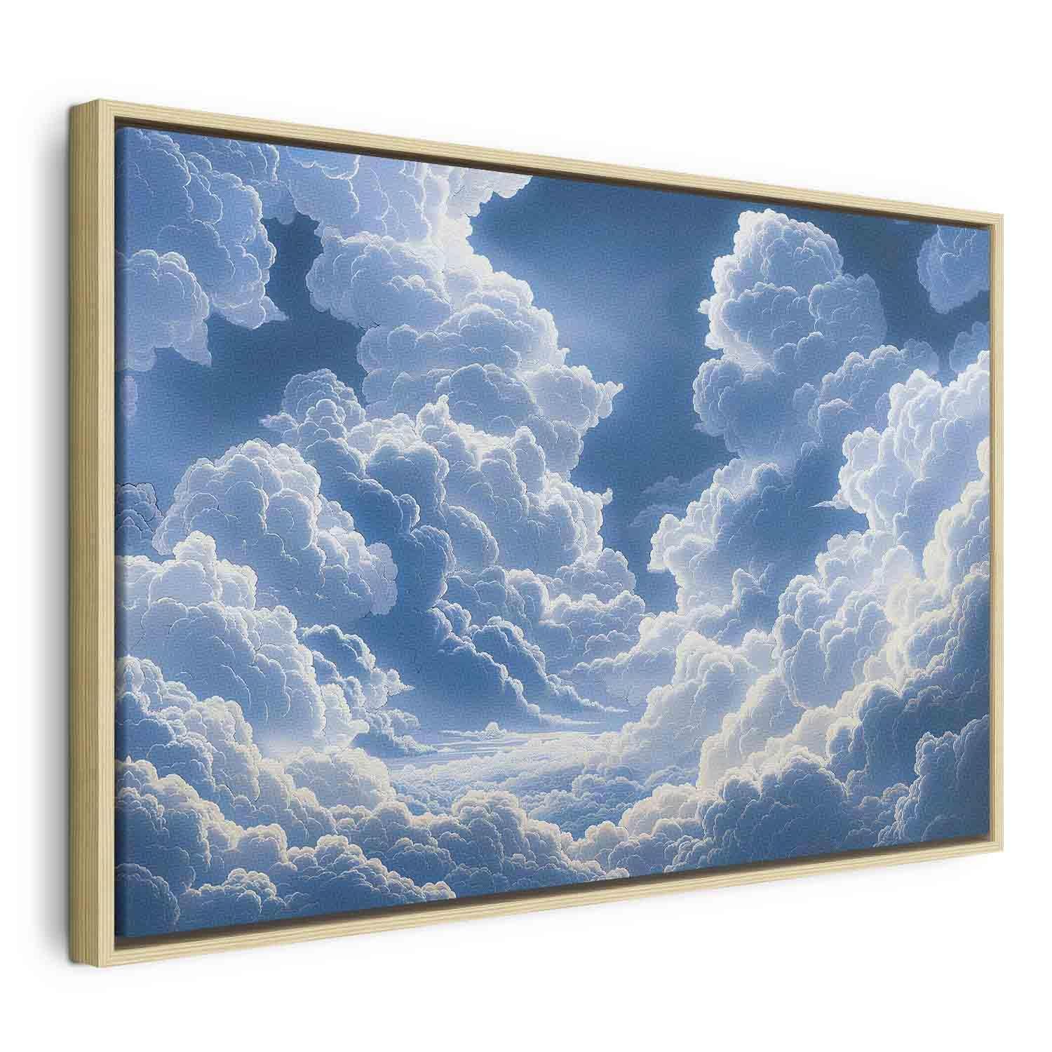 Tableau - Blue Sky Breaking Through White Fluffy Clouds