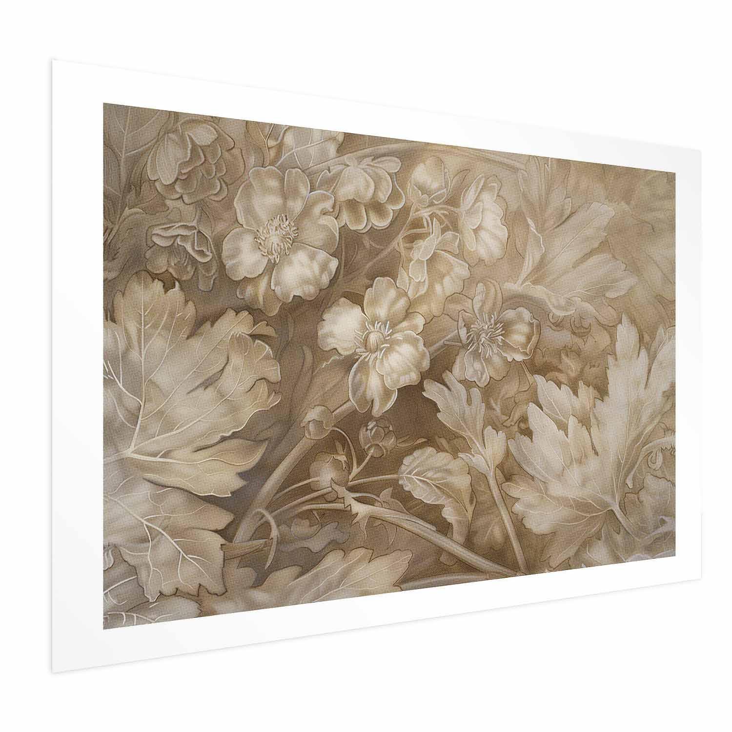 Poster - Ornamental Floral Carvings