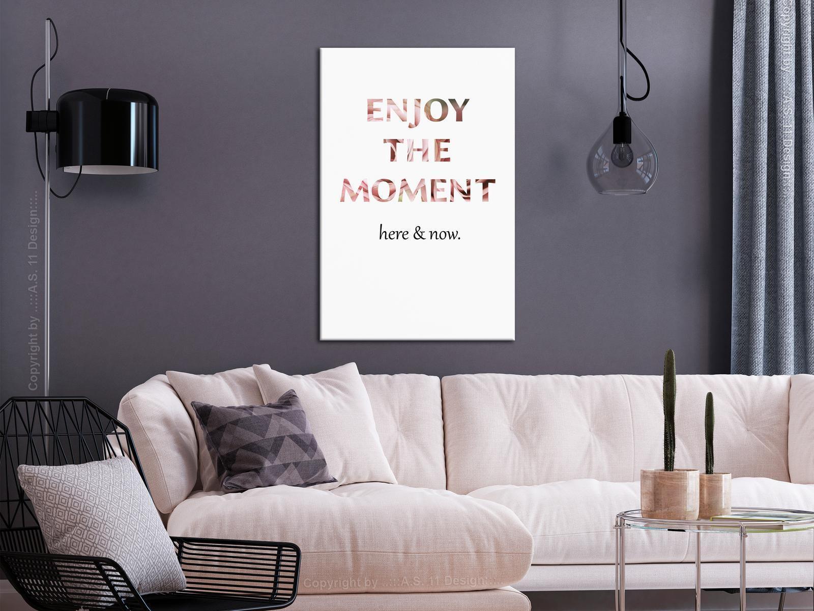 Tableau - Unique Moment (1-part) - English Text on White Background