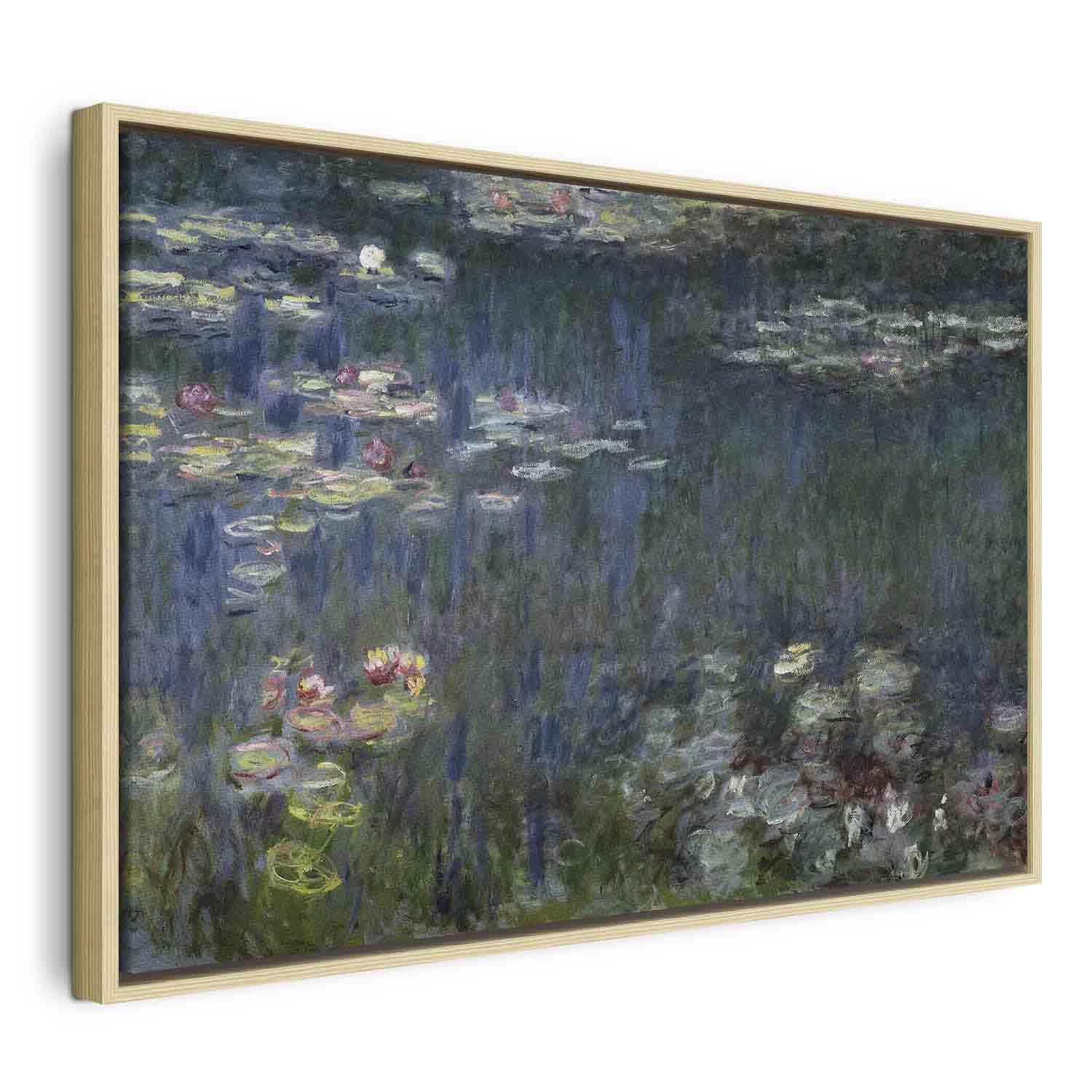 Tableau - Waterlilies: Green Reflections (Claude Monet)