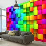 Papier peint - Colourful Cubes