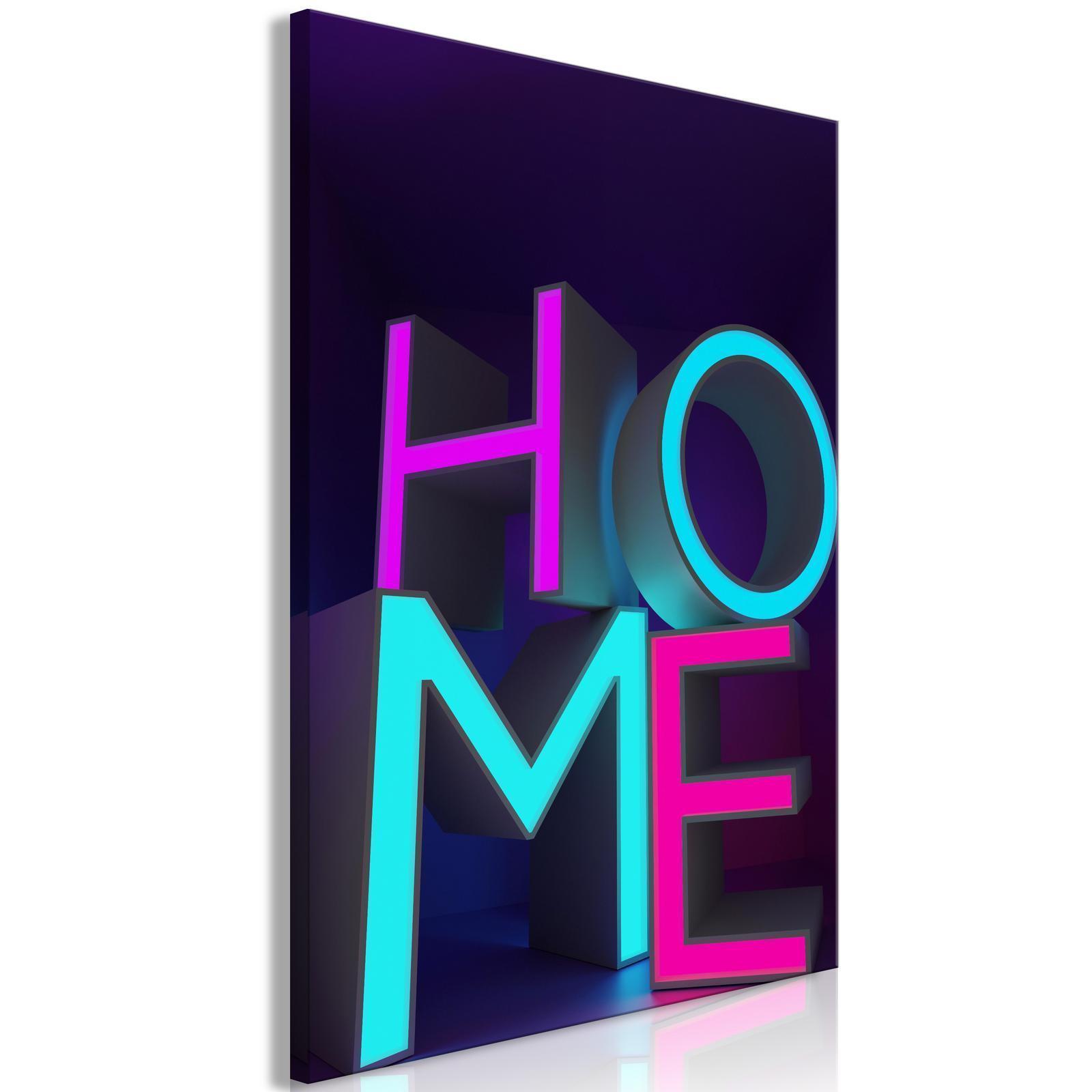 Tableau - Home Neon (1 Part) Vertical