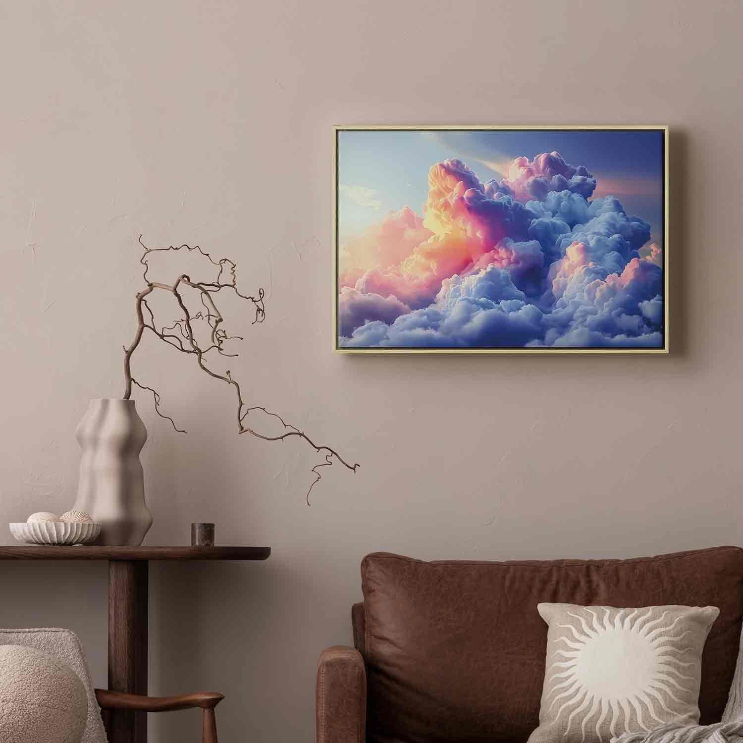 Tableau - Clouds Like Painted: Artistic Brushes of Dawn Painting the Sky