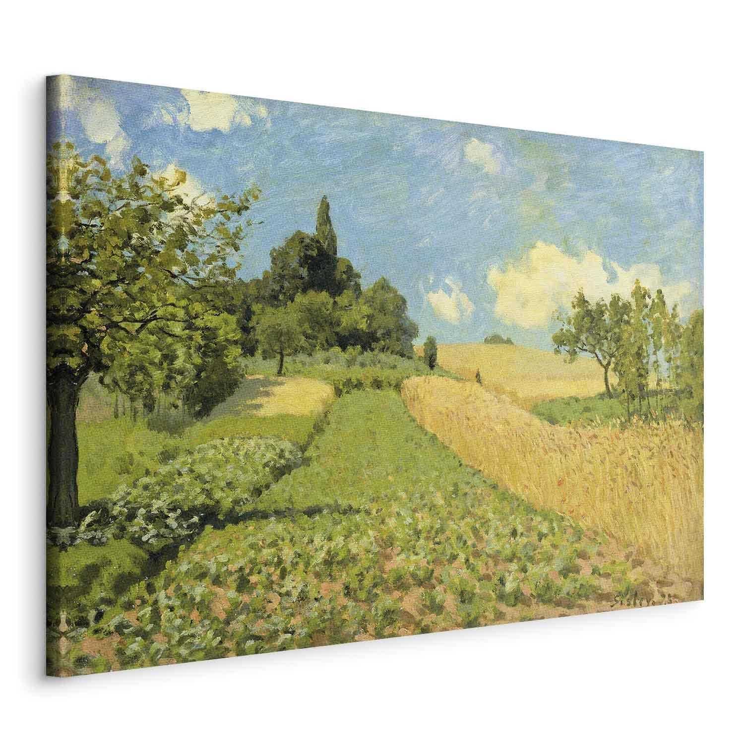 Tableau - The Cornfield (near Argenteuil) (Alfred Sisley)