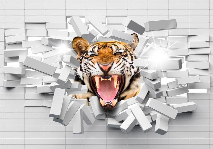 Papier peint - Tiger Jump