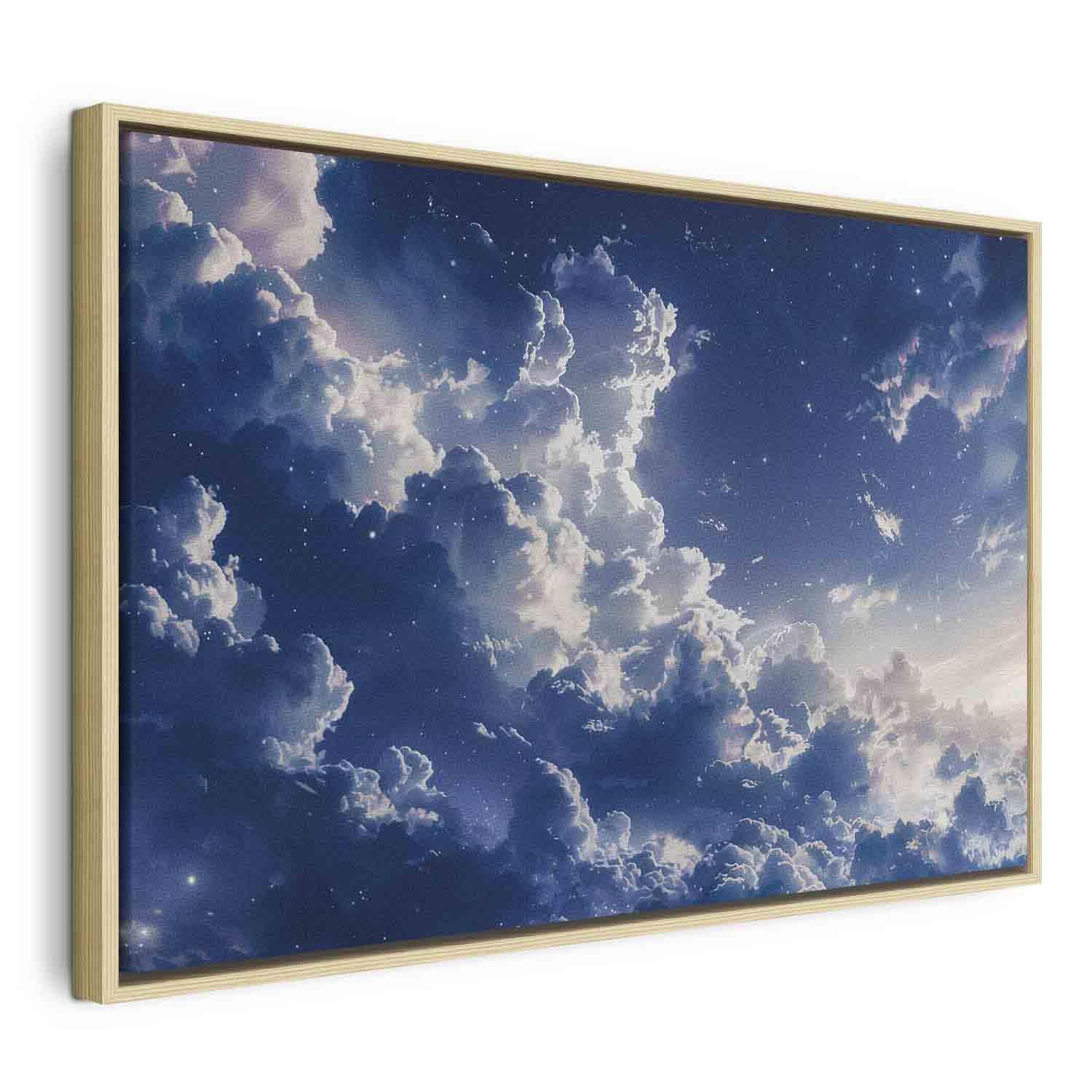 Tableau - Starry Clouds and Delicate Light Over a Corner of the Sky