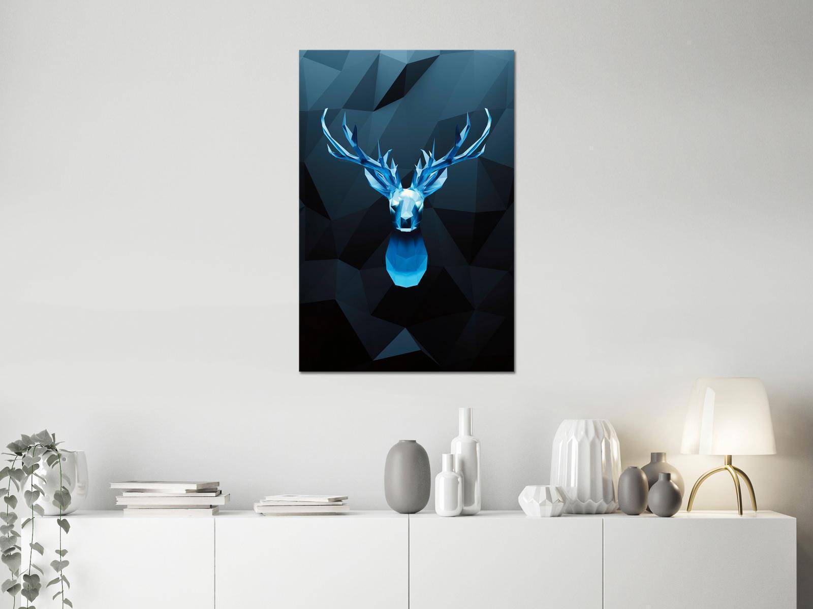 Tableau - Ice Deer (1 Part) Vertical