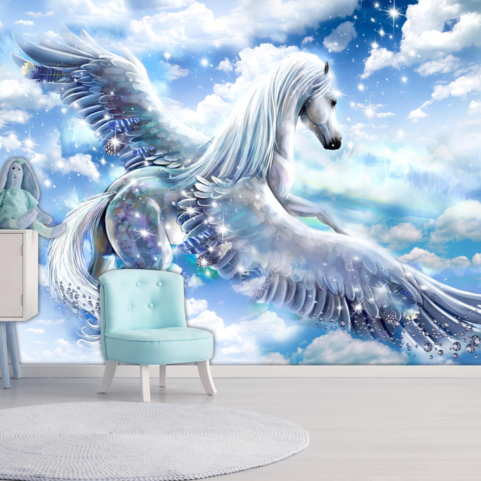 Papier peint - Pegasus (Blue)