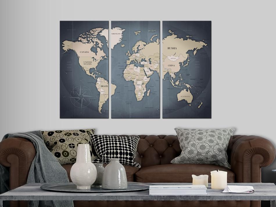 Tableau en liège - Anthracitic World