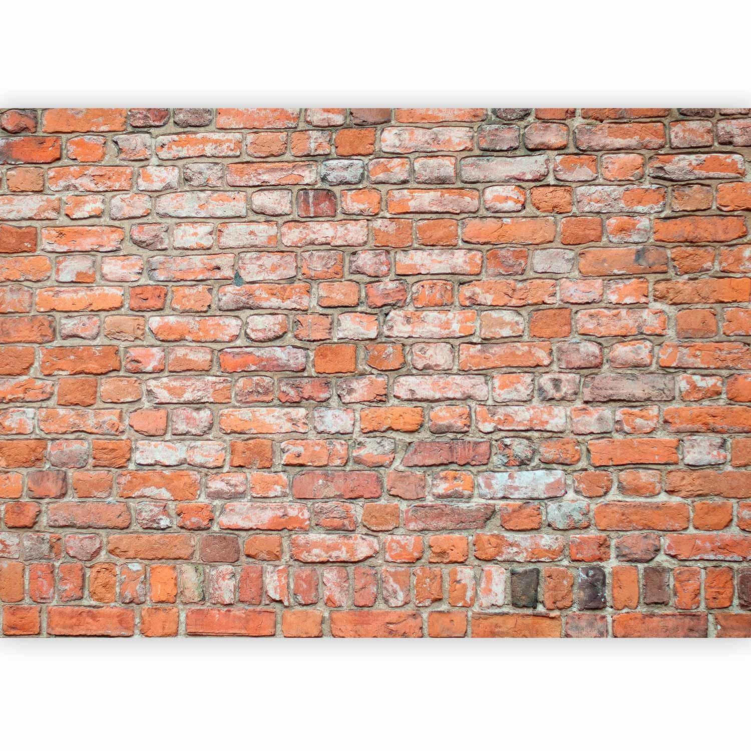 Papier peint - Loft Wall - Pattern Imitating an Old Red Brick