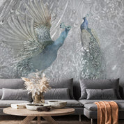Papier peint - Peacocks Dancing - Second Variant