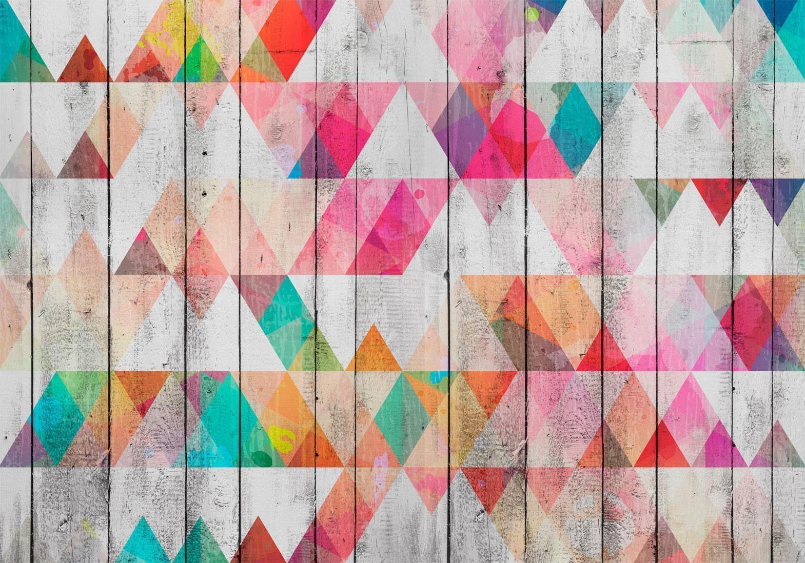 Papier peint - Rainbow Triangles