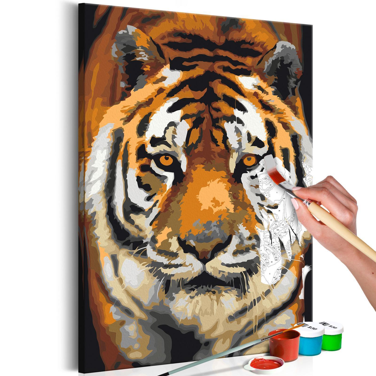 Peinture par numéros - Asian Tiger