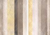 Papier peint - Striped pattern - abstract background in various stripes with gold pattern