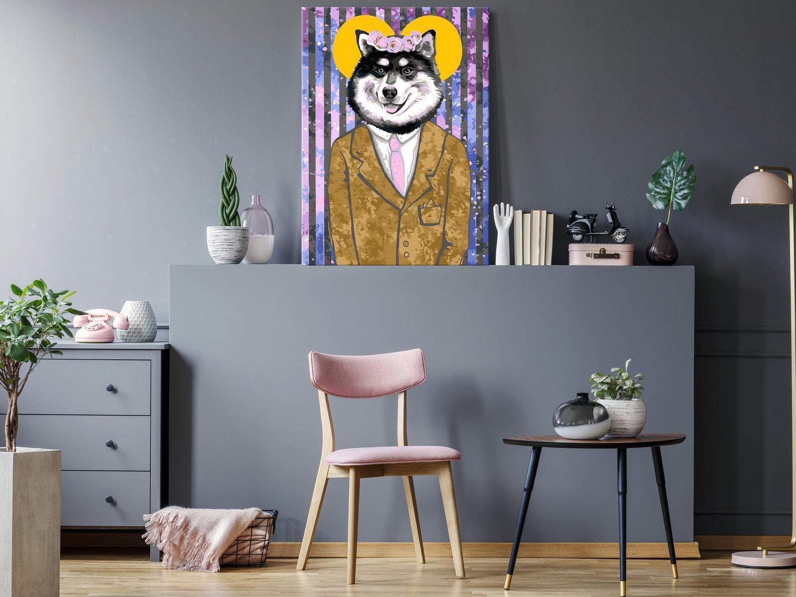 Peinture par numéros - Dog in Suit