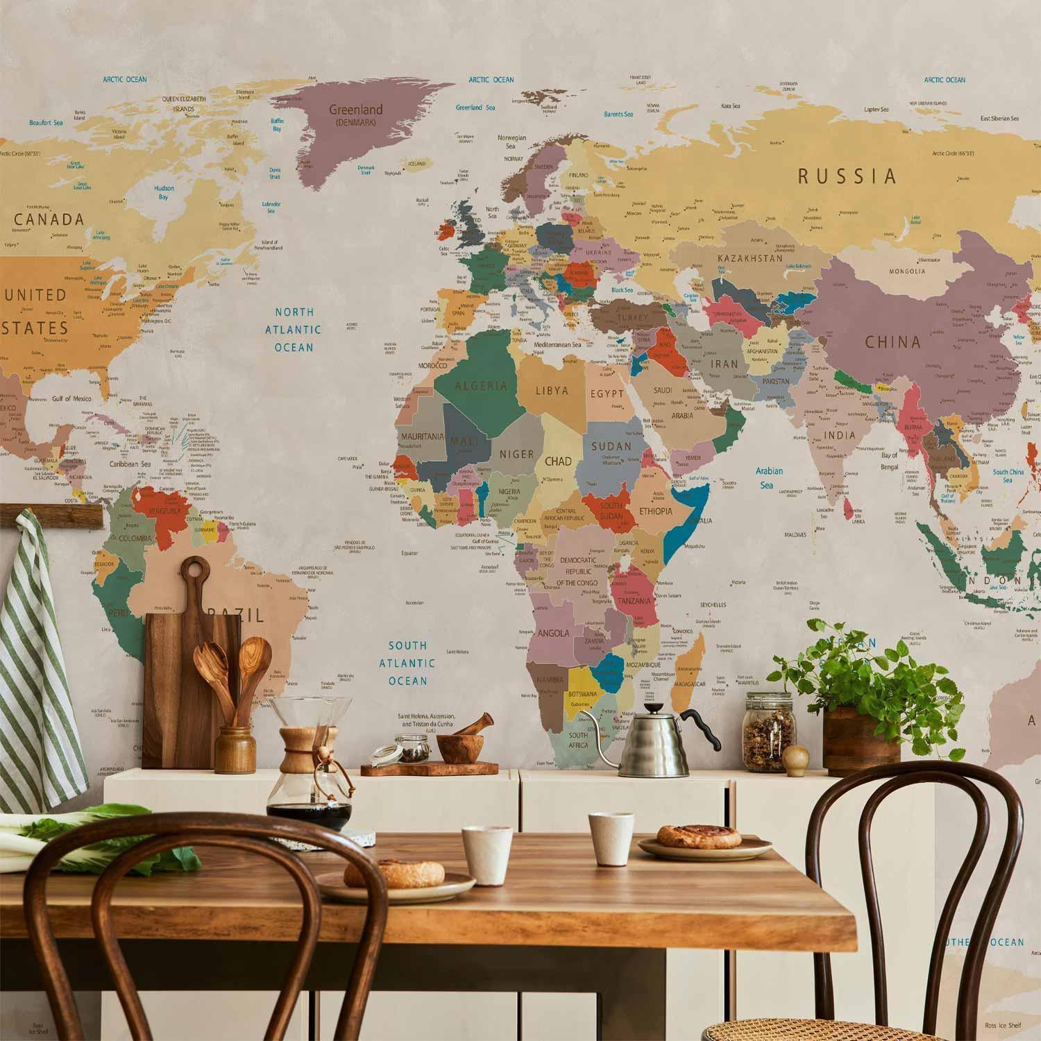 Papier peint - World Map