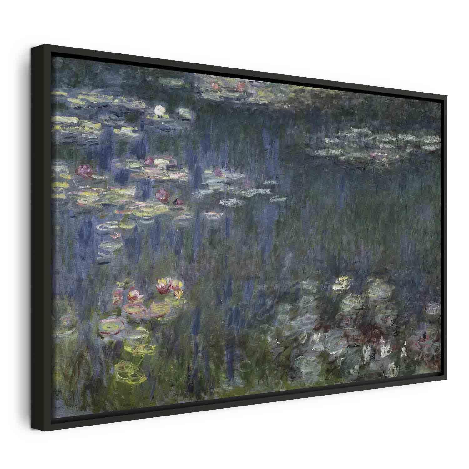 Tableau - Waterlilies: Green Reflections (Claude Monet)