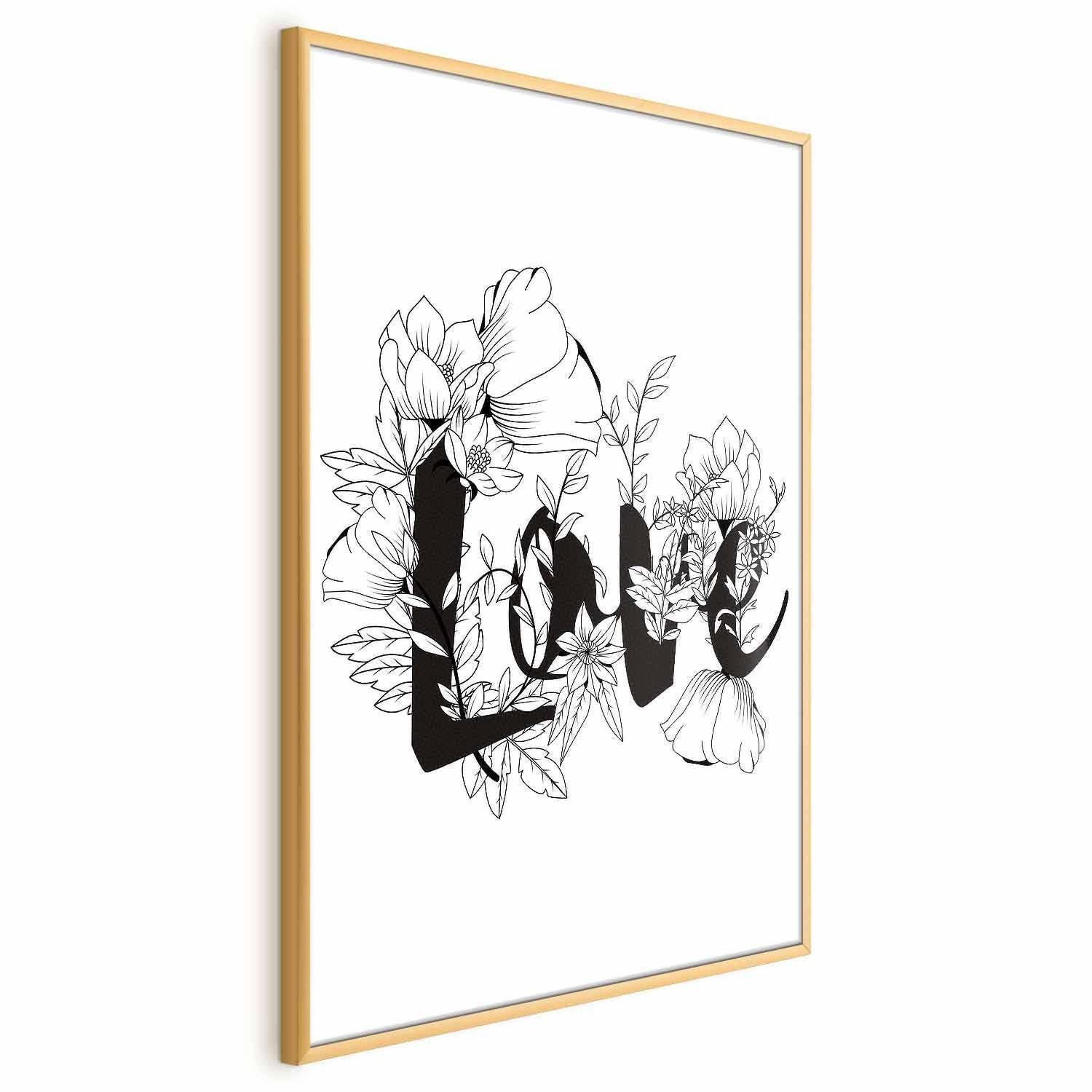 Poster - Love in Flowers