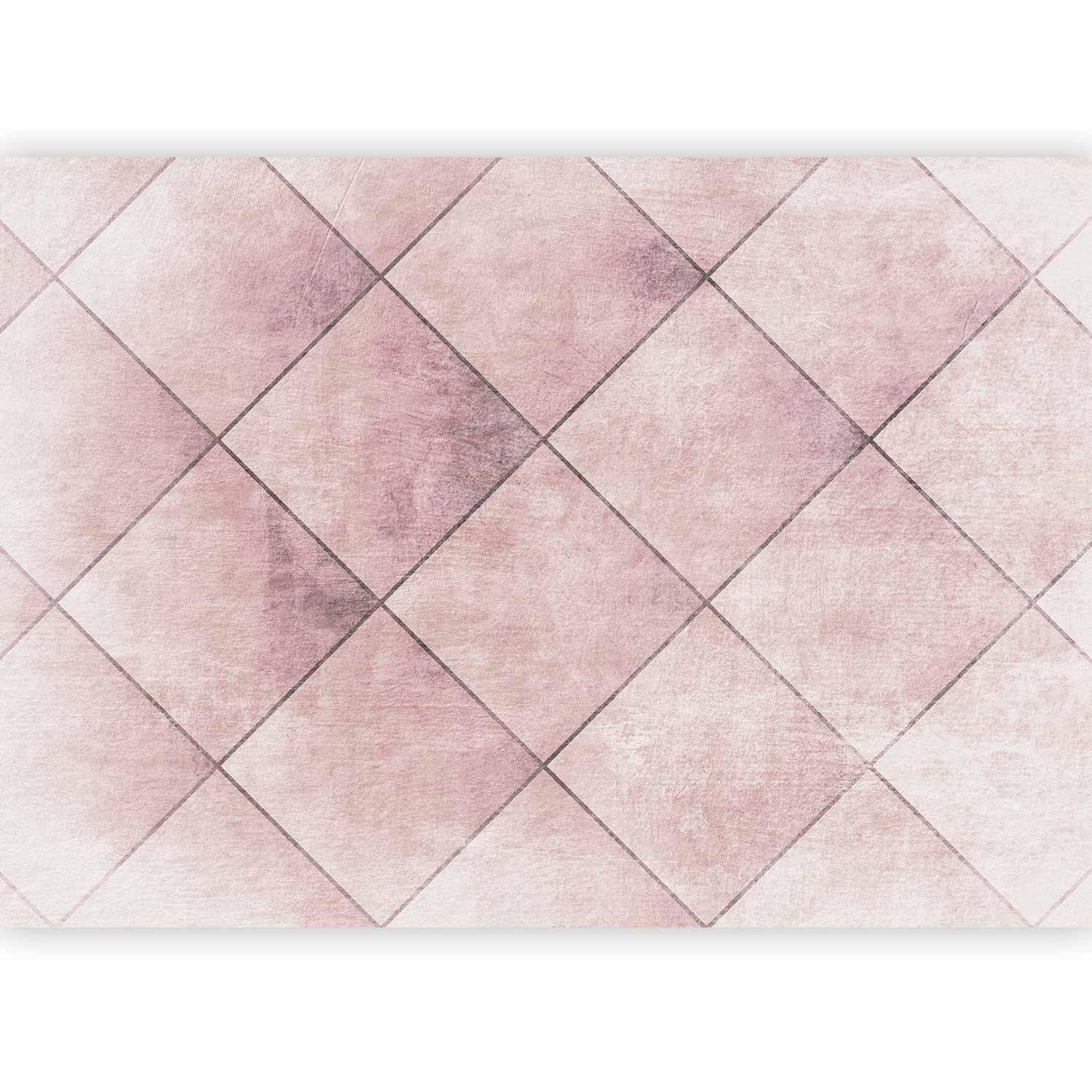 Papier peint - Perfect cuts - uniform geometric pattern in tiled pattern with pattern