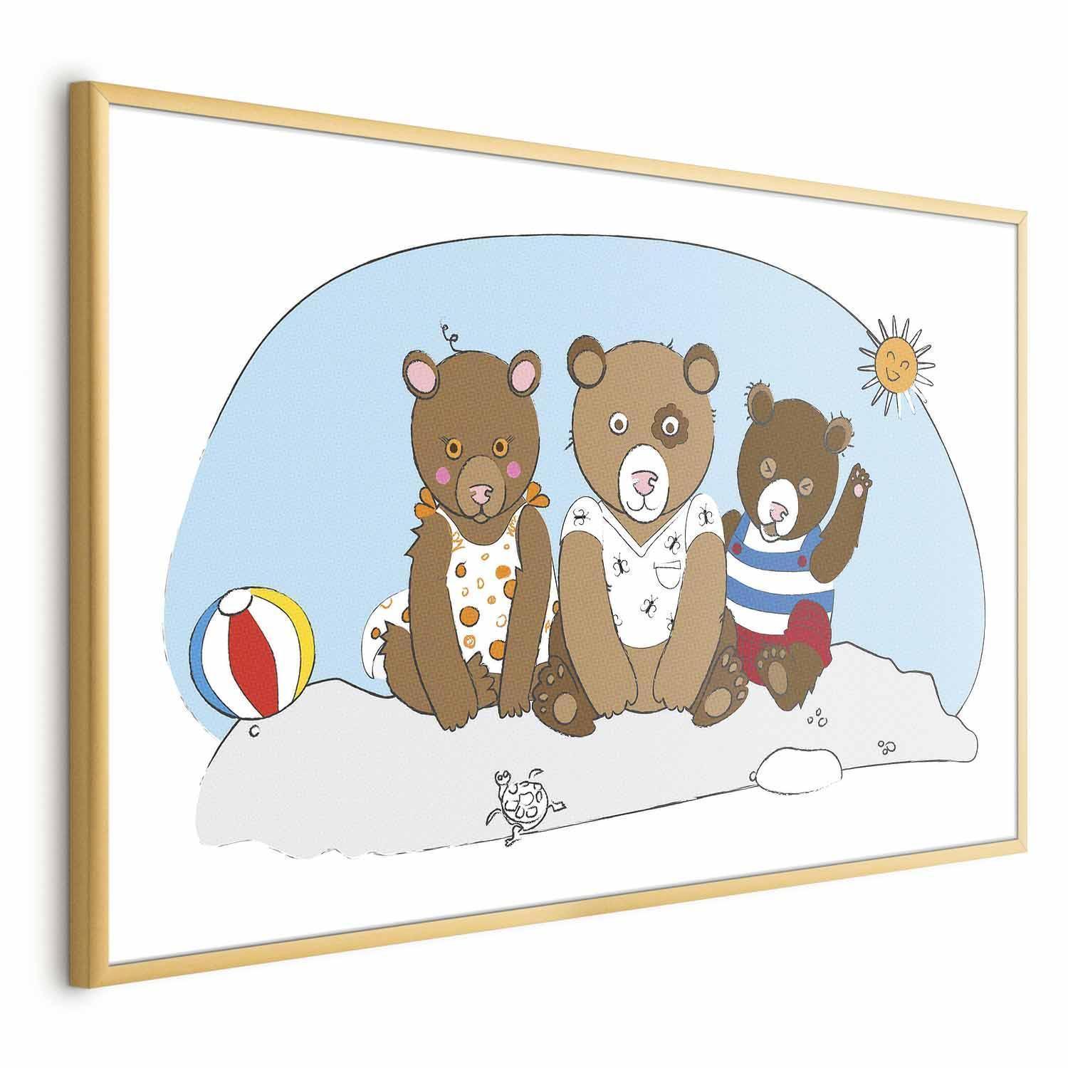 Poster - Bears on the Beach