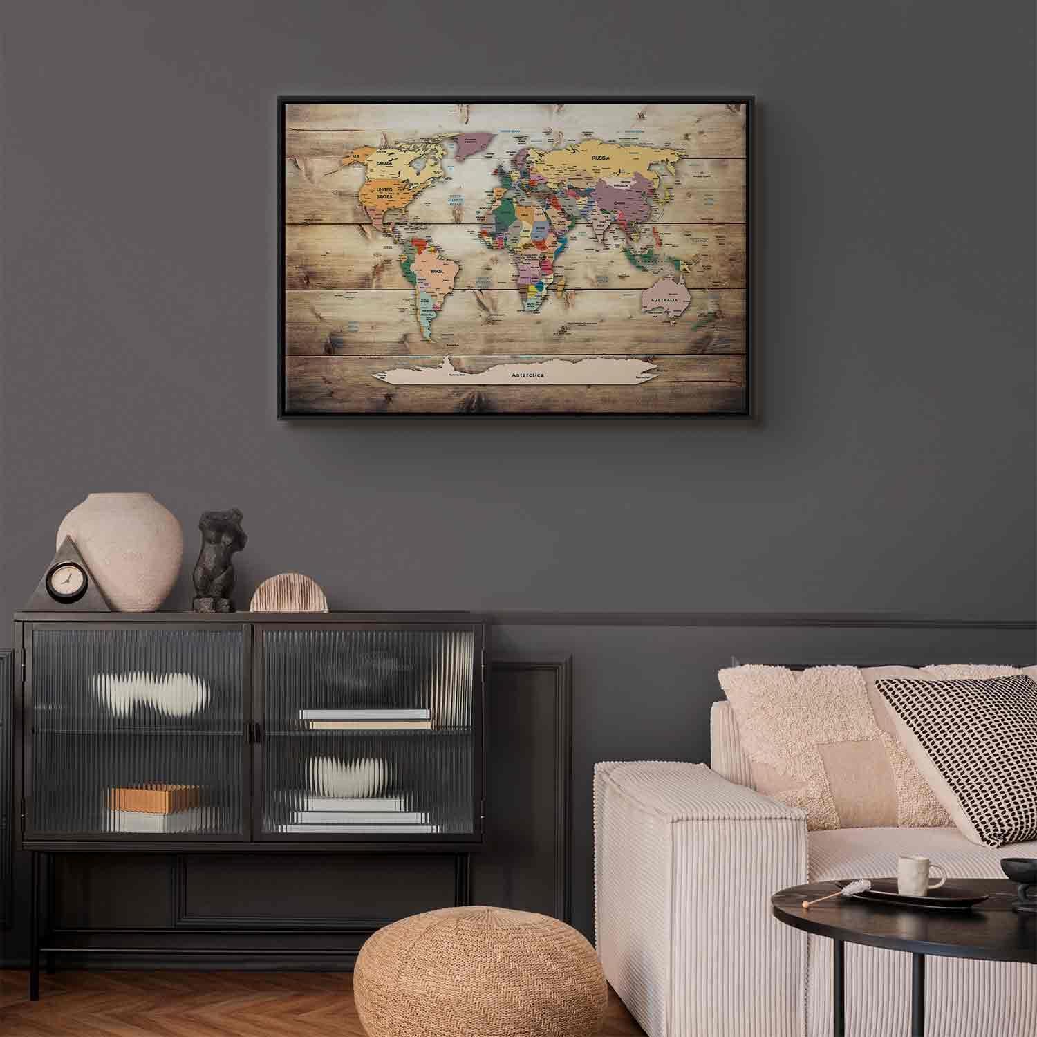 Tableau - World Map: Colourful Continents