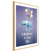Poster - Flying Elephant