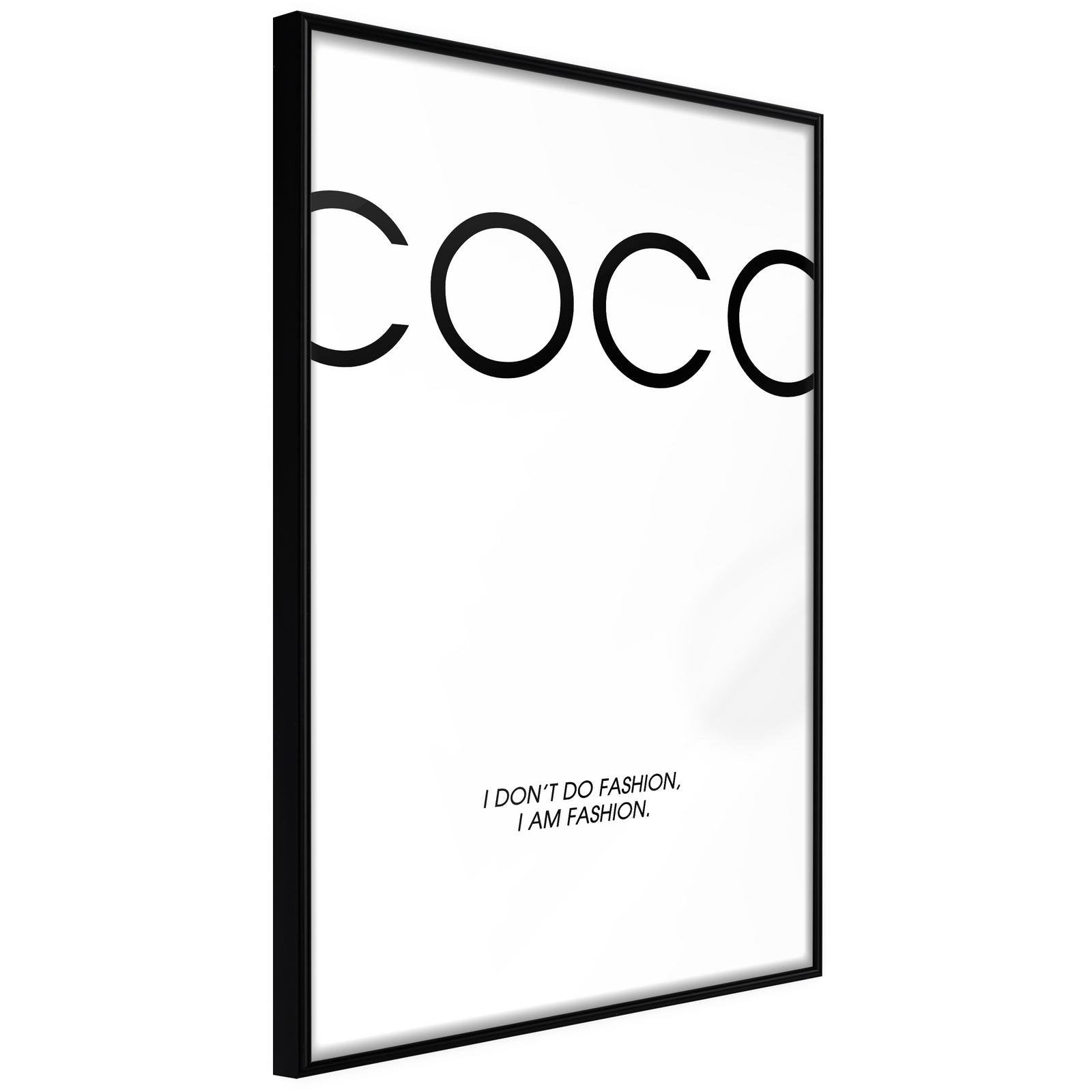 Poster Coco Chanel - Affiche de Mode