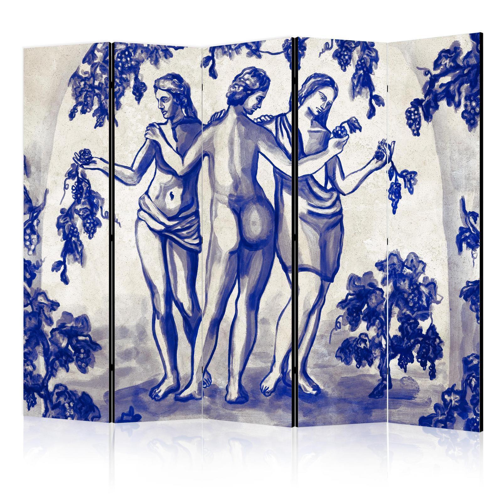 Paravent - Three Graces - Women Among Grapevines Inspired by Ancient Painting