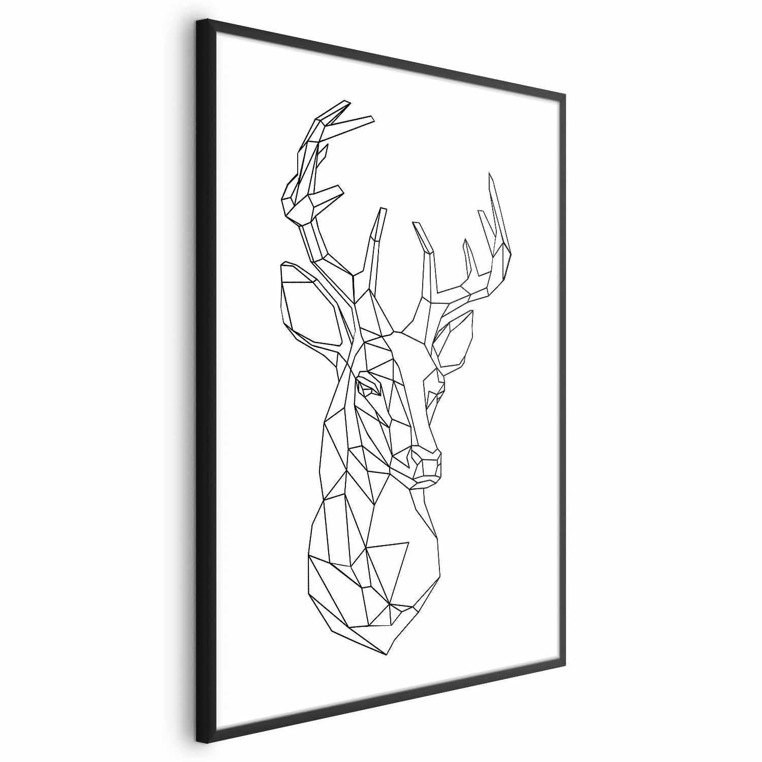 Poster - Geometric Deer