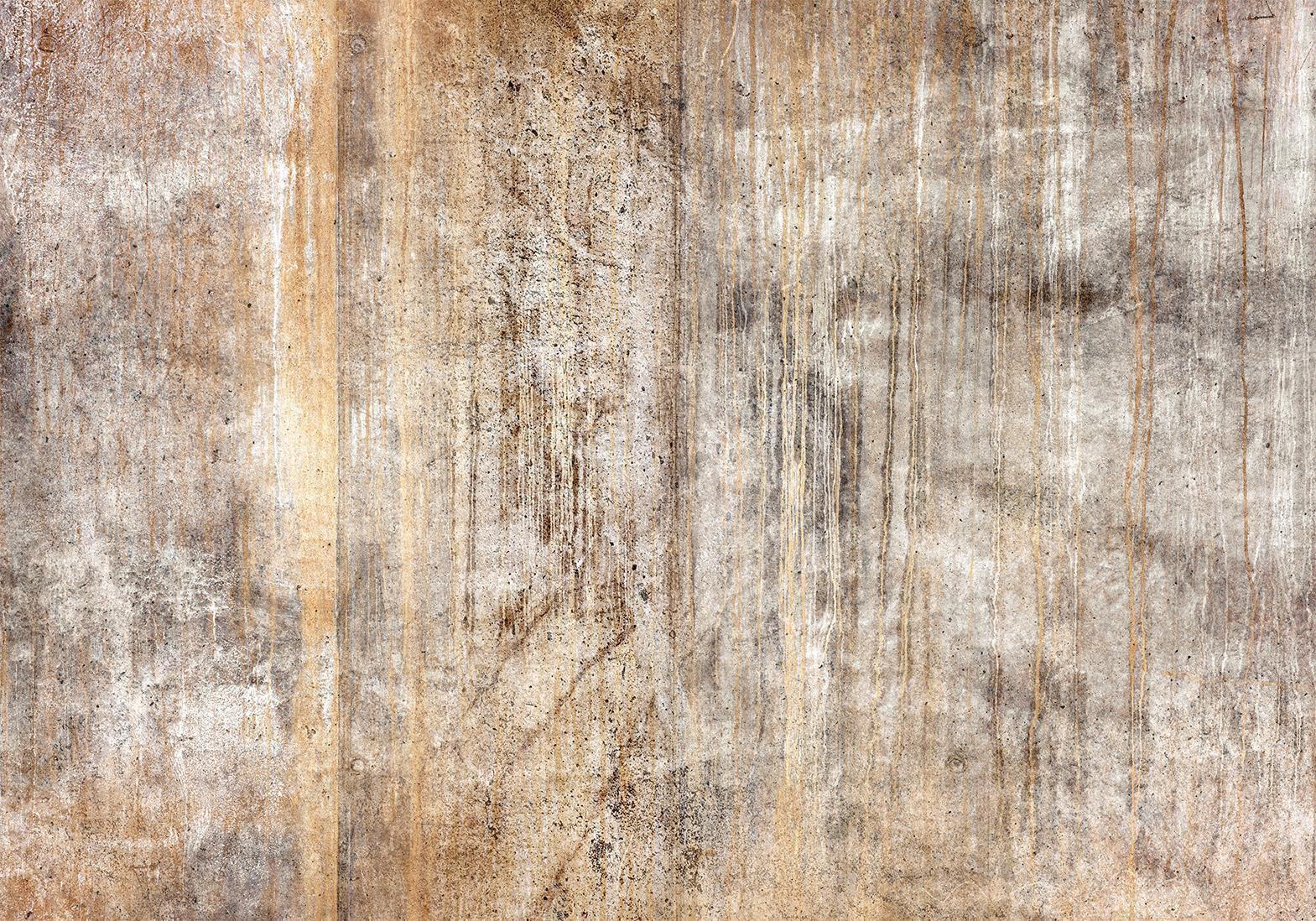 Papier peint - Abstract beige - background with black textured concrete patterns