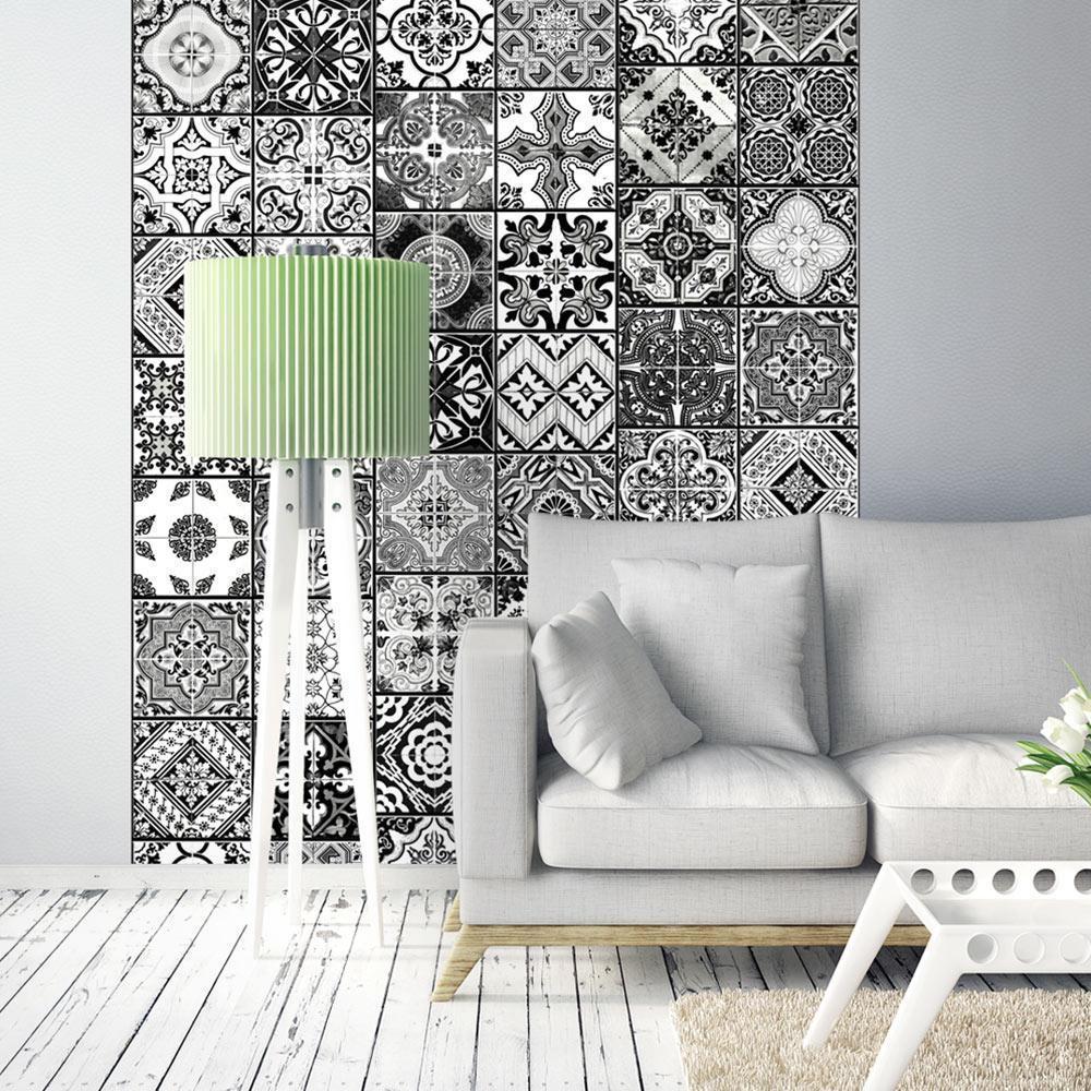 Tapisserie murale - Arabesque - Black& White