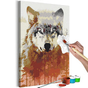 Peinture par numéros - Wolf and Forest