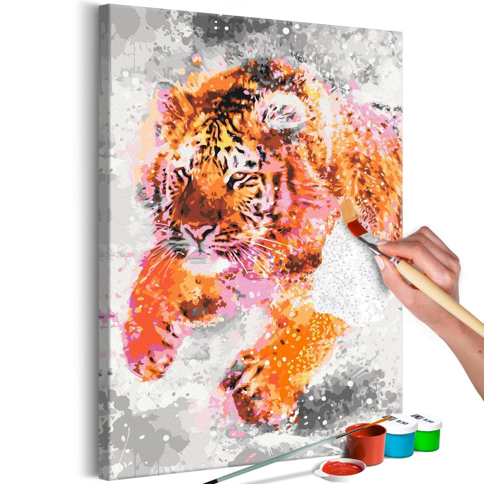 Peinture par numéros - Running Tiger