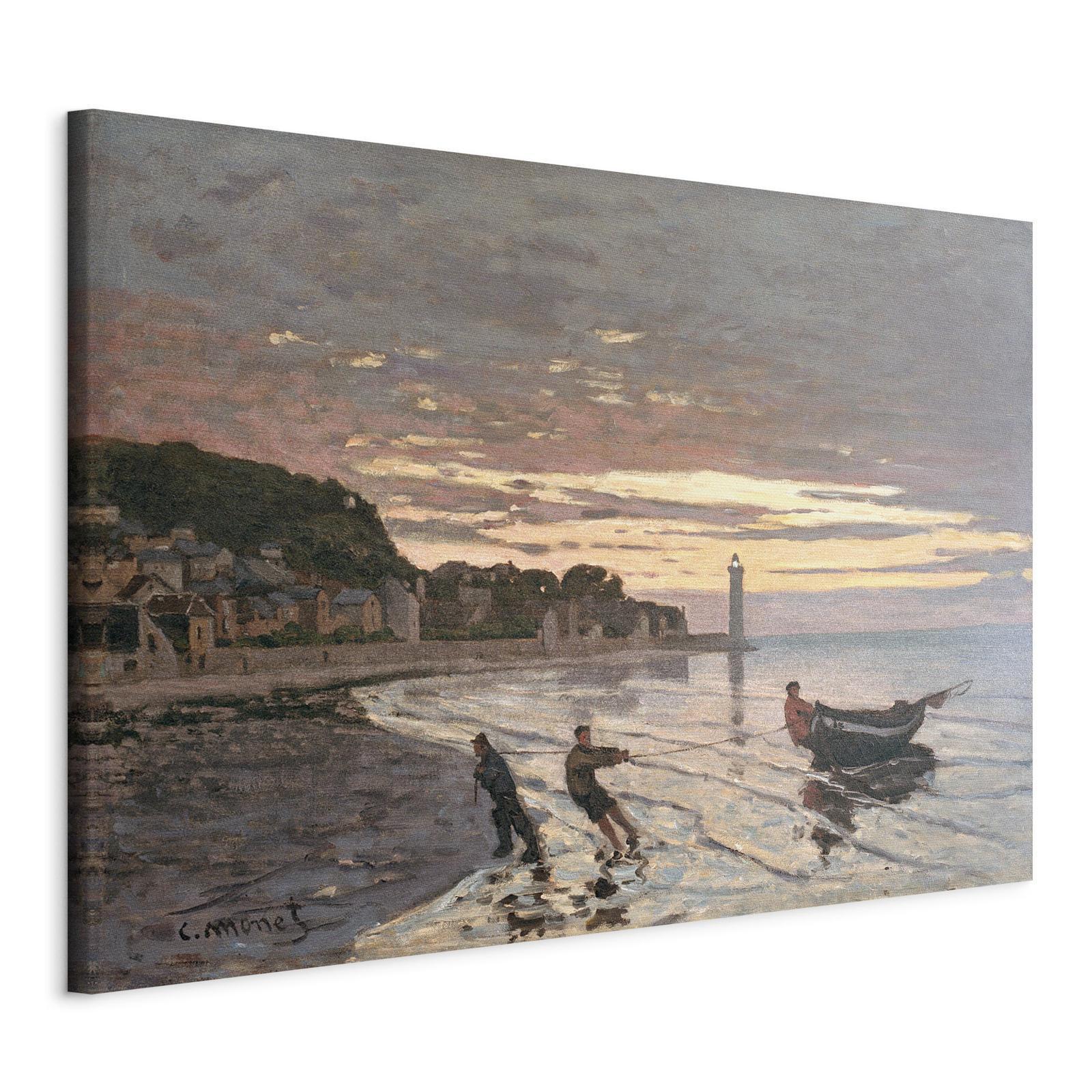 Tableau - Hauling a Boat Ashore, Honfleur