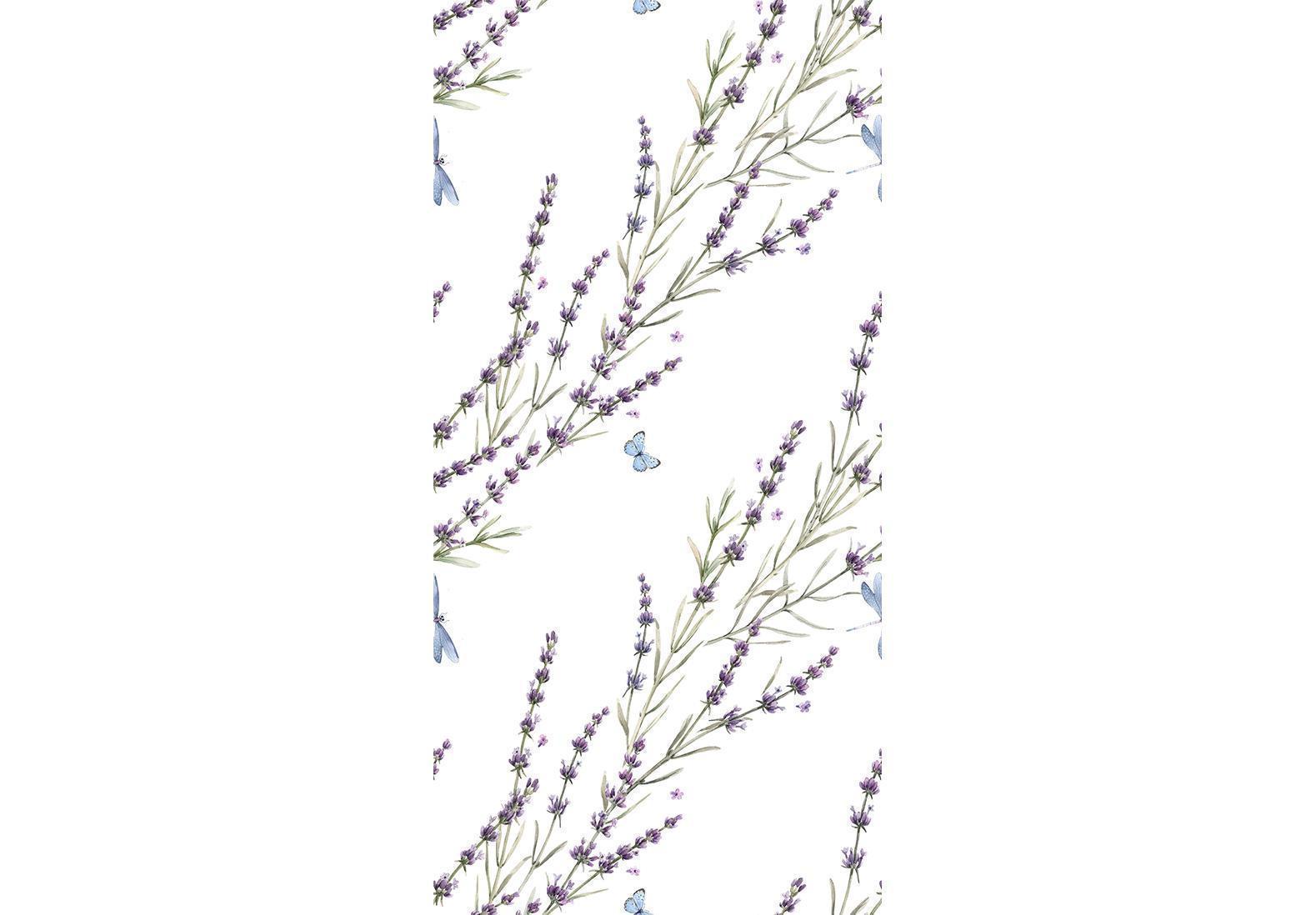 Tapisserie murale - Butterflies Among the Lavender