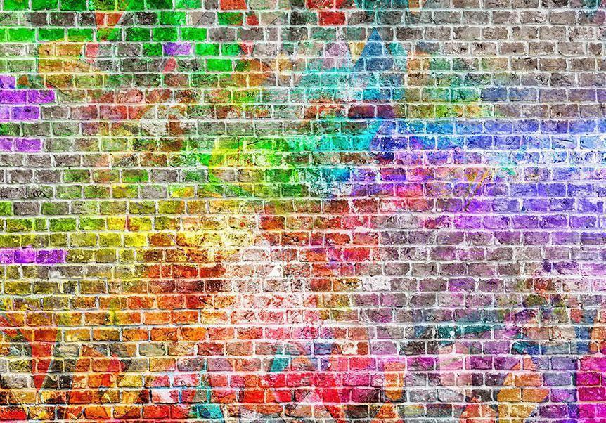 Papier peint - Rainbow Wall