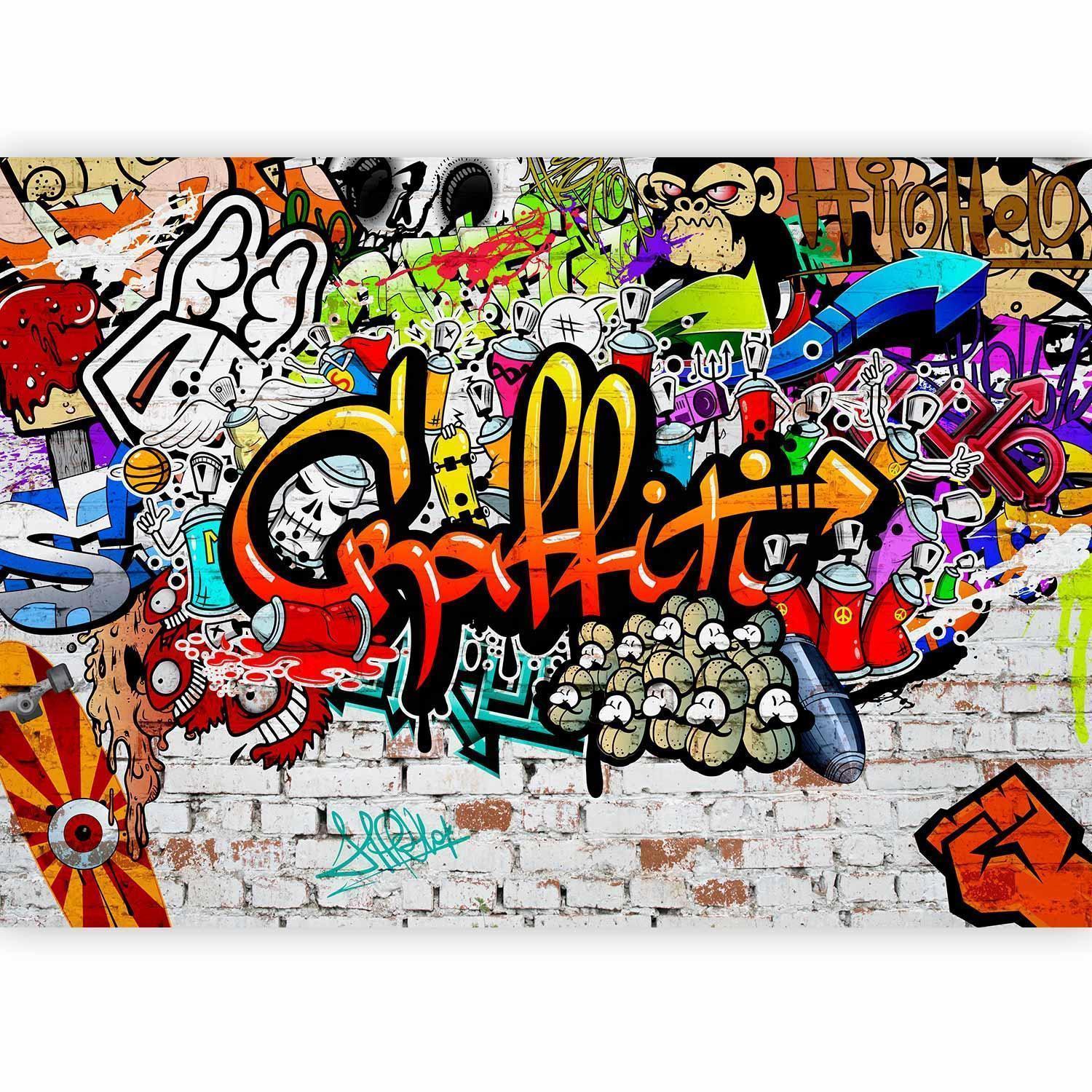 Papier peint - Colorful Graffiti