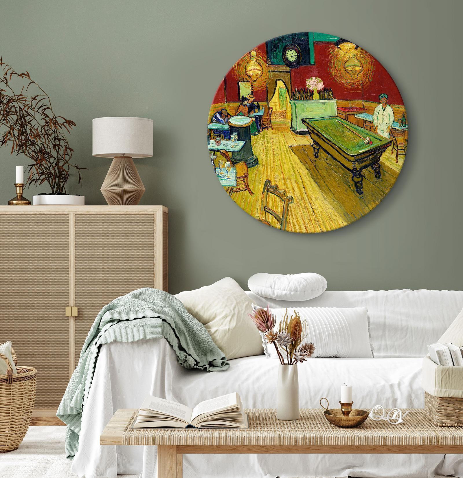 Tableau rond - The Night Café (Vincent van Gogh)