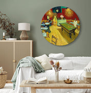 Tableau rond - The Night Café (Vincent van Gogh)