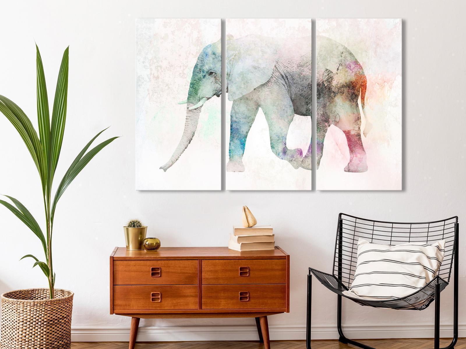 Tableau - Painted Elephant (3 Parts)