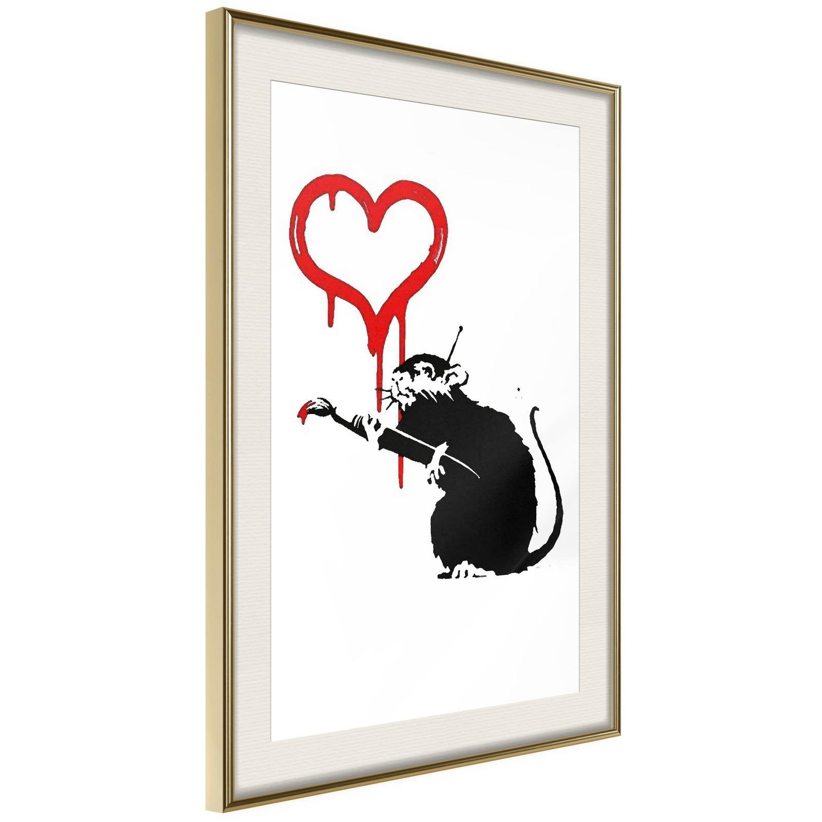 Poster Banksy love rat